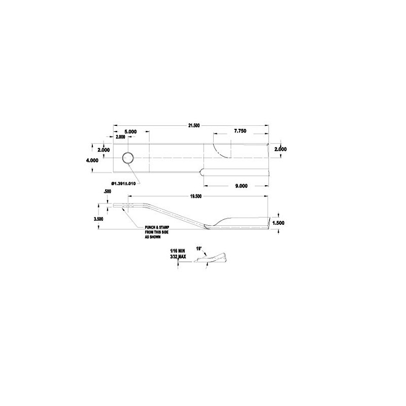 Rhino Blade Pair 00759338P, CW Updraft