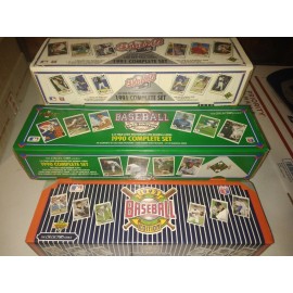 (3) 1990 1991 1992 Upper Deck Set Lot  Factory Set Sealed 2400+ BASEBALL CARDS