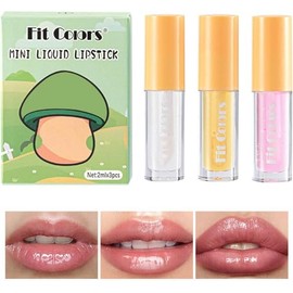 Lápiz Labial De Larga Duración Con Brillo De Labiales De 4 Colores, Lápiz Labial Líquido Metálico, Fácil De Aplicar Y Limpiar, Duradero E Impermeable, Antiadherente (A)