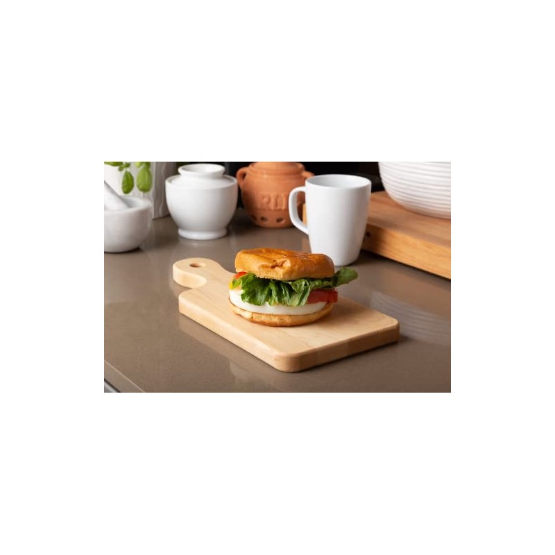 MAISON RODIN Compact Wooden Serving Board, with Handle and Hanging