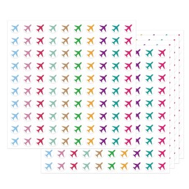 500 Colorful Travel The Map Airplanes Mini Stickers - Small 1/2 Inch Travel Airplane Planner Stickers Marking Location Stickers Teacher Created Resources for School, Classroom, Home Decoration