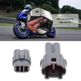 eMagTech 2 Set 2Pin Motorcycle Connector Compatible with Sumitomo MT090 Compatible with Yamaha Compatible with Triumph Automotic-Connector Plug