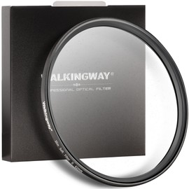 Walking Way 62 mm Mist Effect Diffusion Filter - Strong Mist Filter Lightweight Soft Focus White Diffusion Soft Filter - Soft Focus Fog Filter for Digital DSLR Camera (Medium Soft 2.62 mm)