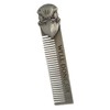 IWOWHERO Stainless Steel Beard and Dandruff Comb for Men Fine