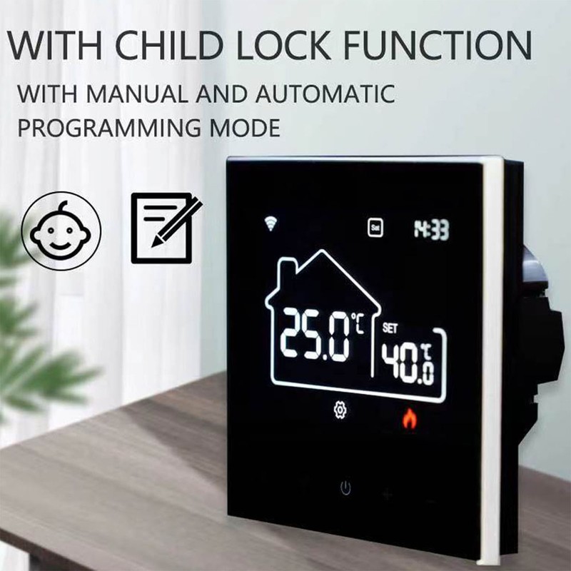 WiFi Indoor Central Air Conditioning Thermostat Floor Heating All in