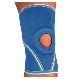 MAXAR Airprene (Breathable Neoprene) Knee Sleeve Compression Brace for Men & Women, Open Patella, Terry Cotton Lining, All-Way Stretch Compression and Support, NKN-209 L