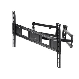 Monoprice Monoprice Premium Full Motion TV Wall Mount Bracket Corner Friendly for 32" to 70" TVs up to 99lbs, Max VESA 600x400, Fits Curved Screens
