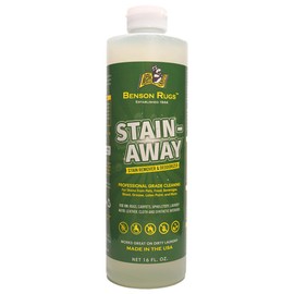 Stain-Away Rug, Carpet & Upholstery Stain Remover-Deodorizer by Benson Rugs - 16 fl oz
