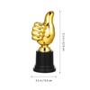 NUOBESTY Thumbs up Award Trophy: 6pcs Gold Trophy Cup 5