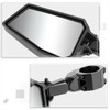 Pair of Universal Textured Black Irregular Shape Flat Style UTV