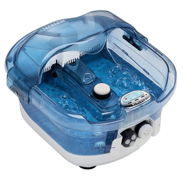 HoMedics 2-in-1 Sauna and Footbath with Heat Boost, Pedicure At-Home Spa with Visible Warm Mist and Massaging Hydra Streams