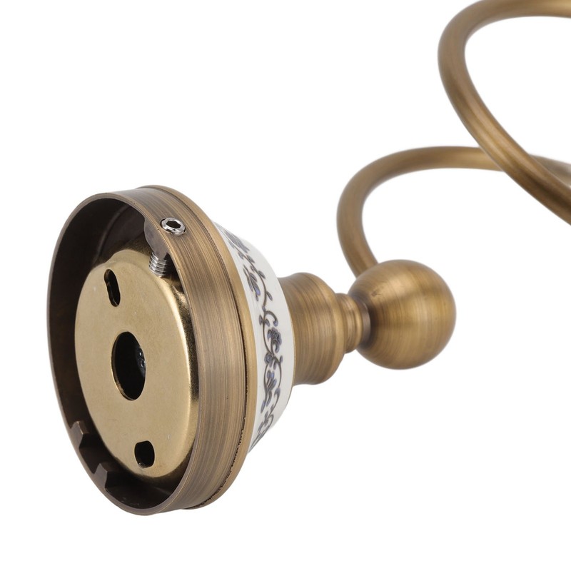Brass Hair Dryer Holder Antique Retro Hairdryer Hanging Rack for