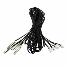 SOLUSTRE 5st Pt1000 Temperature Sensor Thermistor Heat Sensors Temperature Converter Temperature Sensor Probe Waterproof Transmitter 10k