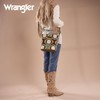 Wrangler Aztec Crossbody Bag for Women Southwestern Canvas Shoulder Purse