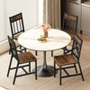 YATINEY Dining Chairs Set of 4, Industrial Kitchen Chairs with