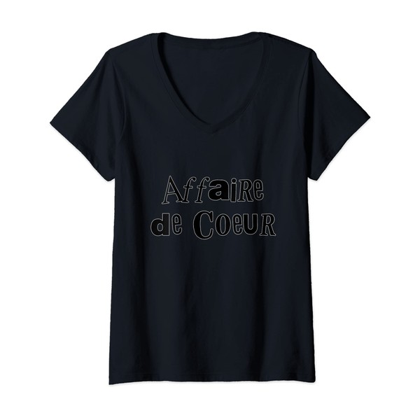 Womens The Words Affaire De Couer in Punk Style Letters