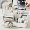 Witwatia Desk Organizer with 2 Drawer, Plastic Desk Organizers and