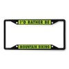 Sign Destination Metal License Plate Frame I'd Rather Be Mountain