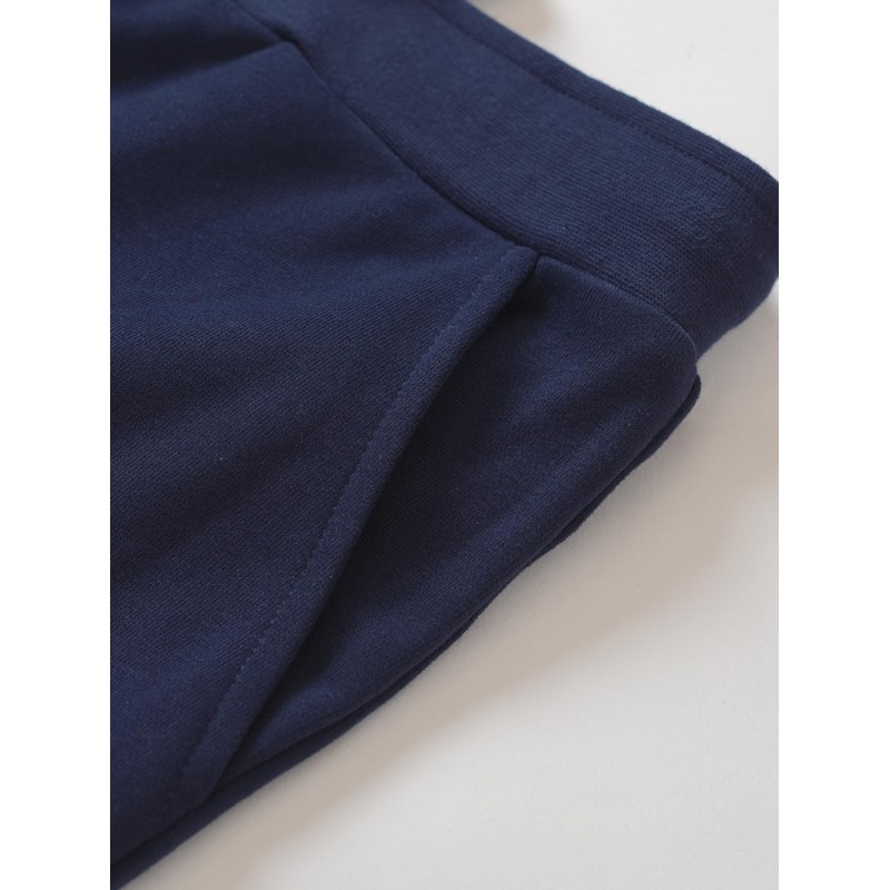 Weintee - Pantalones deportivos pequeños para mujer con bolsillos, marino,