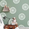 Boho Flowers Wall Stencils, Reusable Template for Painting Large Pattern