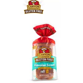 CANYON BAKEHOUSE GLUTEN FREE 3 pk of CANYON BAKEHOUSE  GLUTEN FREE HAWAIIAN BREAD 15oz. PKG.