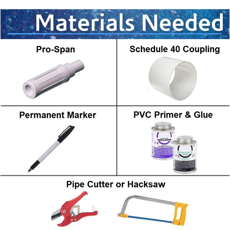 NDS 118-05 Pro-Span® PVC Expansion Repair Coupling, For Broken or