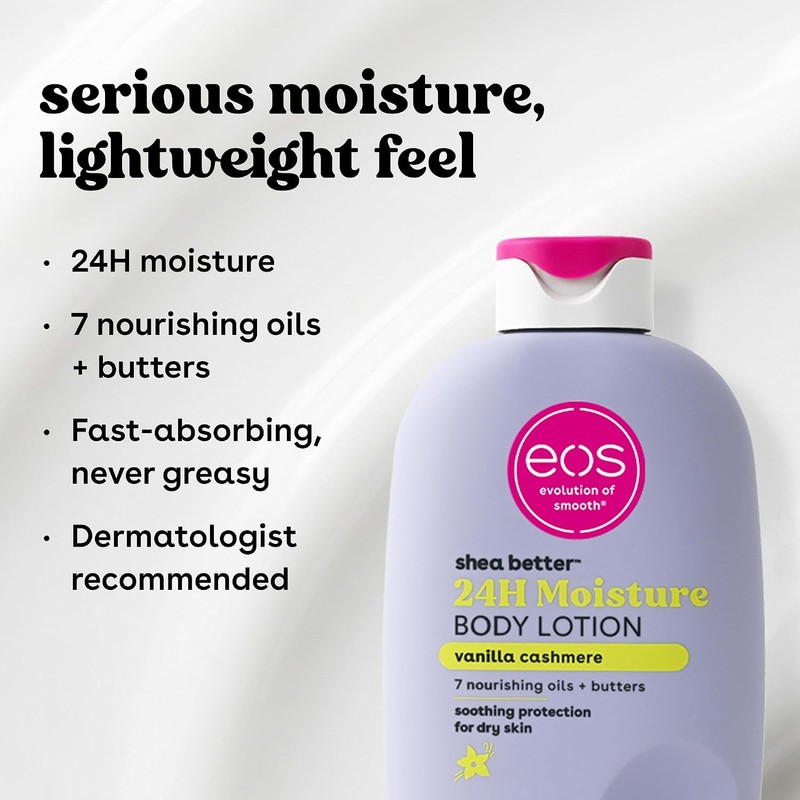 EOS Eos Shea Better Body Lotion – Vanilla Cashmere |
