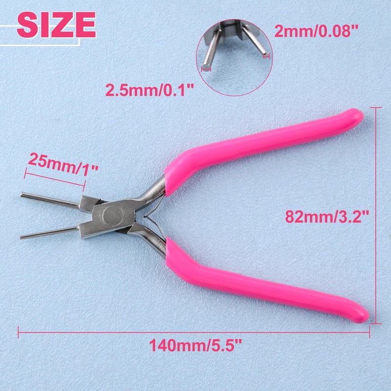 LEONTOOL Bail Making Pliers Wire Loop Pliers Multi Size Loop