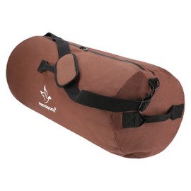 WHITEDUCK HOPLITE Heavy Duty Military Canvas Duffel Bag, Military & Army Cargo Style, Foldable Tactical Outdoor Bag Duffle bag- Outdoors, Travel, Storage (Brown, X-Large 30" x 50")