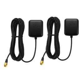 Antena GPS activa impermeable para vehículos con conector SMA macho de 28 dB de ganancia, 3-5 VDC-2 unidades