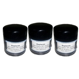 Prime Gaurd PGO 241 Oil Filters Compatible with John Deere AM 101207 Briggs and Stratton 491056 Toro NNN10147 3 Pack