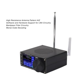 ATS25‑AMP RDS Radio Receiver Full Band Receiver with Frequency Spectrum Scanning, Latest Firmware Version 4.17