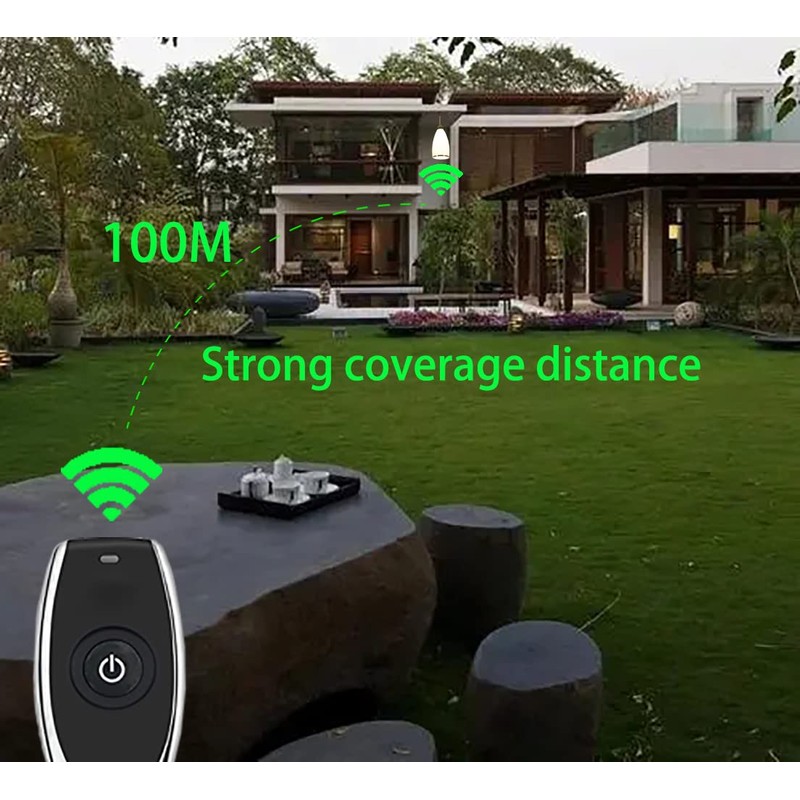 WOODGUILIN 12V Remote Control Switch Mini Wireless Remote Switch Dry