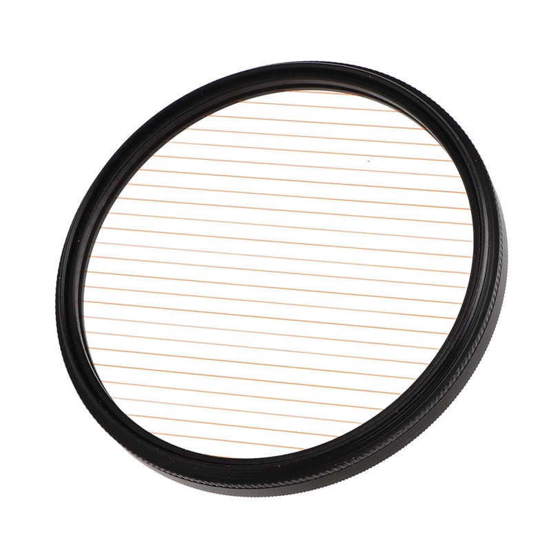 Gold Streak Digital Camera Lens Filter Antiscratch Optical Glass Aluminum
