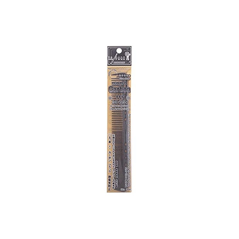 Wyes Park Professional YS Park Comb CL-339 Carbon Black Hair