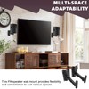 Fixirons Speaker Wall Mount Heavy Duty Adjustable for 4positions& 180°