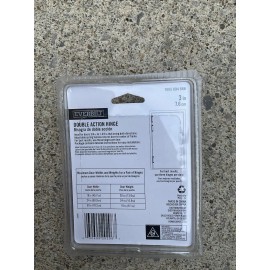 Everbilt 3 in. Square Radius Stainless Steel Double Action Hinge