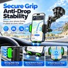 Suction Cup Car Phone Holder for Hands-Free Driving – Adjustable