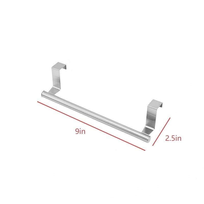 ZHQZZPH Over The Cabinet Towel Holder - 2 Pack Stainless