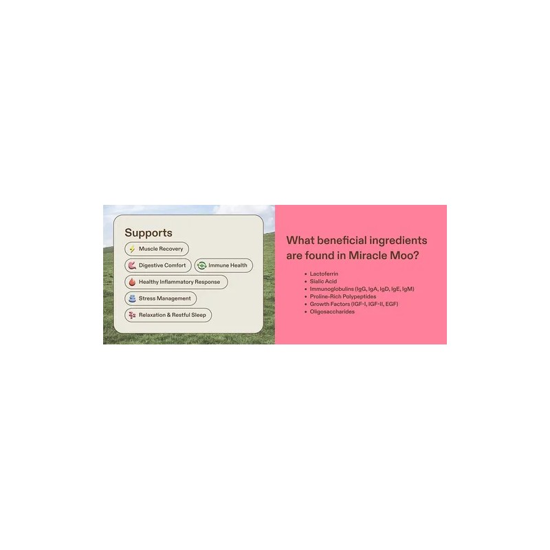 Miracle Moo Colostrum Calostro Con 30 Servicios Hecho En Usa