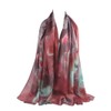 Women Hijab Watercolour Floral Printed Breathable Light Weight Soft Rayon