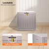 XCK Outdoor Storage Box 31 Gallon Deck Box Waterproof Resin