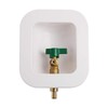 Solimeta Ice Maker Outlet Box Without Water Hammer Arrestor，PEX Connection,
