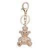 Cute Bling Crystal Animal Keyring Charm Bear Poodle Elephant Pendant