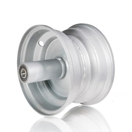 JMCHstore 6'' Wheel Rim for Coleman CT100U CC100X 98cc Mini Bike(Silver, Front Rim)