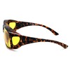V.W.E. Large Polarized Fit-Over Night Driving Sunglasses 63mm and 65mm