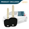 AKS KEYS Replacement Transponder Key Blank for 2003 - 2011