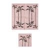 Creative Co-Op Paper Napkins with Palm Trees Design, Whit and