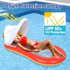 Pool Floats with Canopy with Covered Swimming Pool Floating, Portable