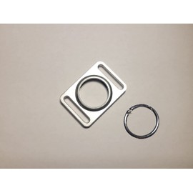 Aluminum 2 Piece Airtag Case (Silver)